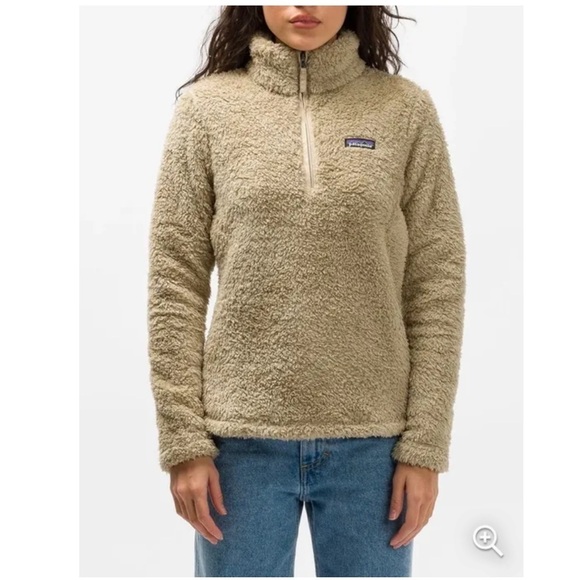 Patagonia Los Gatos Quarter Zip Pullover Khaki - Picture 1 of 16